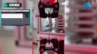 6-Axis Robotic Automated Elastomer Testing System for rubber, plastic, fiber lab testing