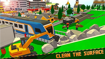 City Subway Build & Ride: Railway Craft Train Game Android Gameplay