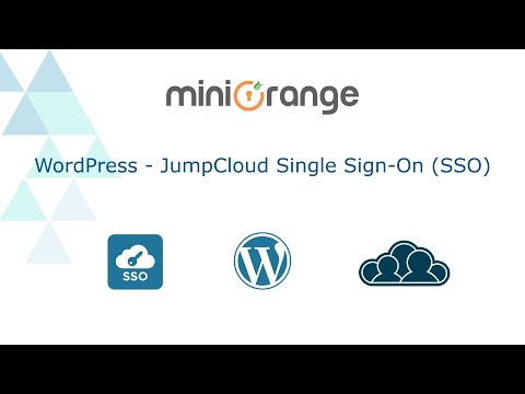 WordPress JumpCloud Single Sign-On (SAML) | Login to WordPress using JumpCloud | JumpCloud As IDP