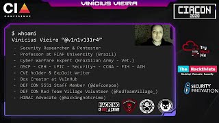 Celebrity Dissecting EggHunter on Exploit Development - Vinícius Vieira (aka. v1n1v131r4) Profile