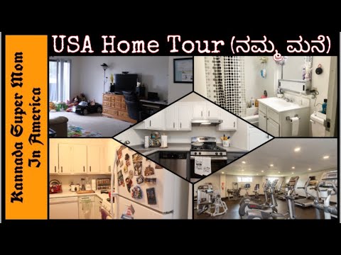 Home tour kannada vlog in USA || Arrive westborough home tour MA