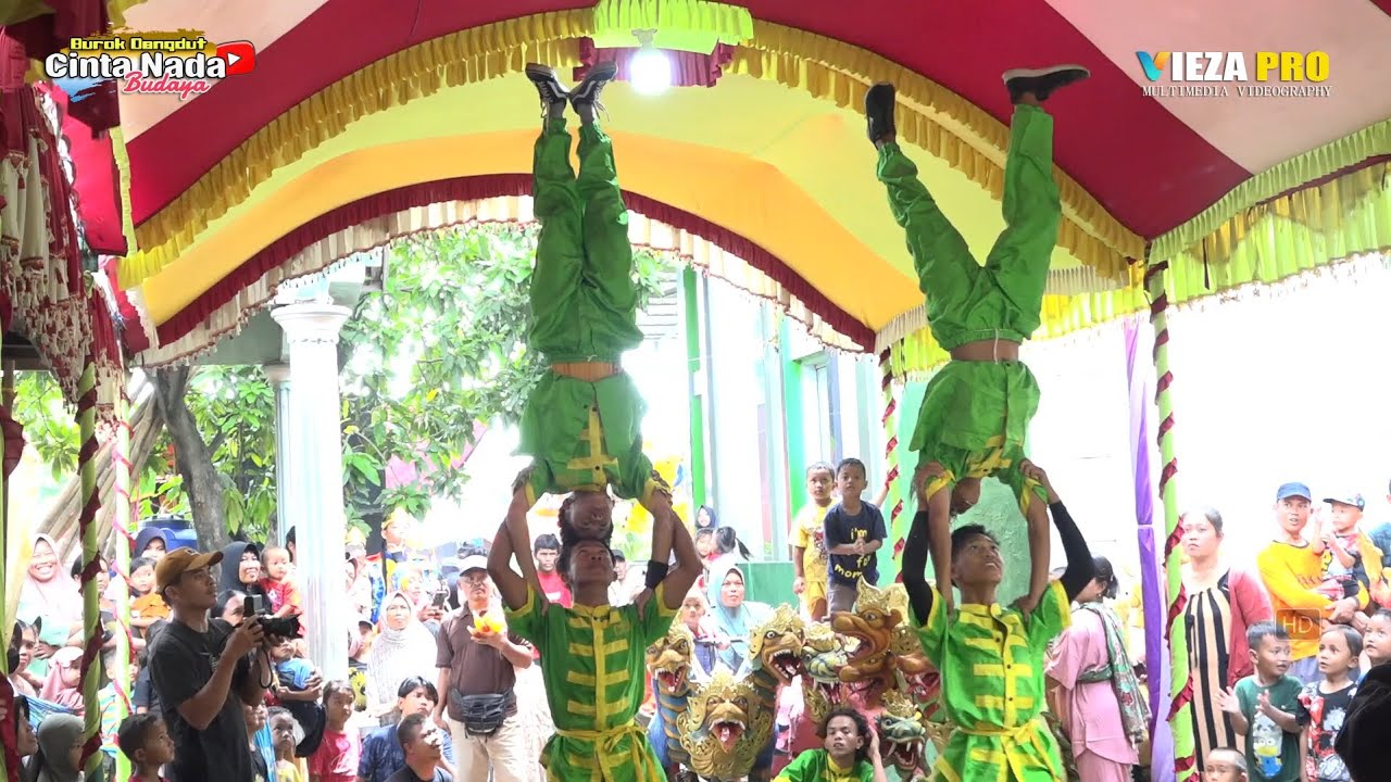 KUNGFU BARONGSAI ~ BUROK DANGDUT CINTA NADA BUDAYA SHOW KARANGBALE 08/01/2024