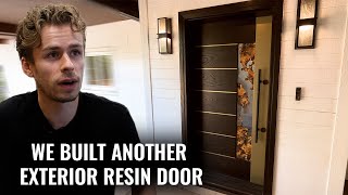 Creating a Resin + Burl Front Door