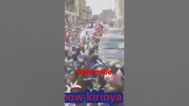 RUTO MUST GO LIVE AT NYERI.