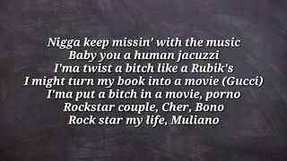 Gucci Mane - Kept Back feat. Lil Pump [Lyrics  Video] Resimi