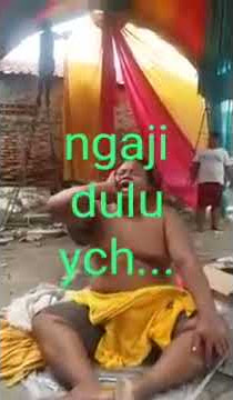 LUCU tukang tenda ngaji MINTA KOPI