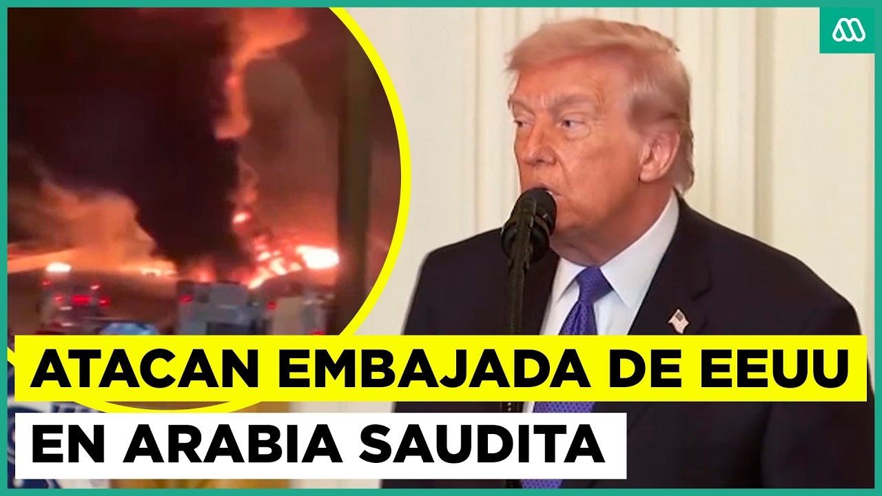 Escala violencia en Oriente Medio: atacan embajada de EEUU en Riad y bombardeos en Líbano y Teherán