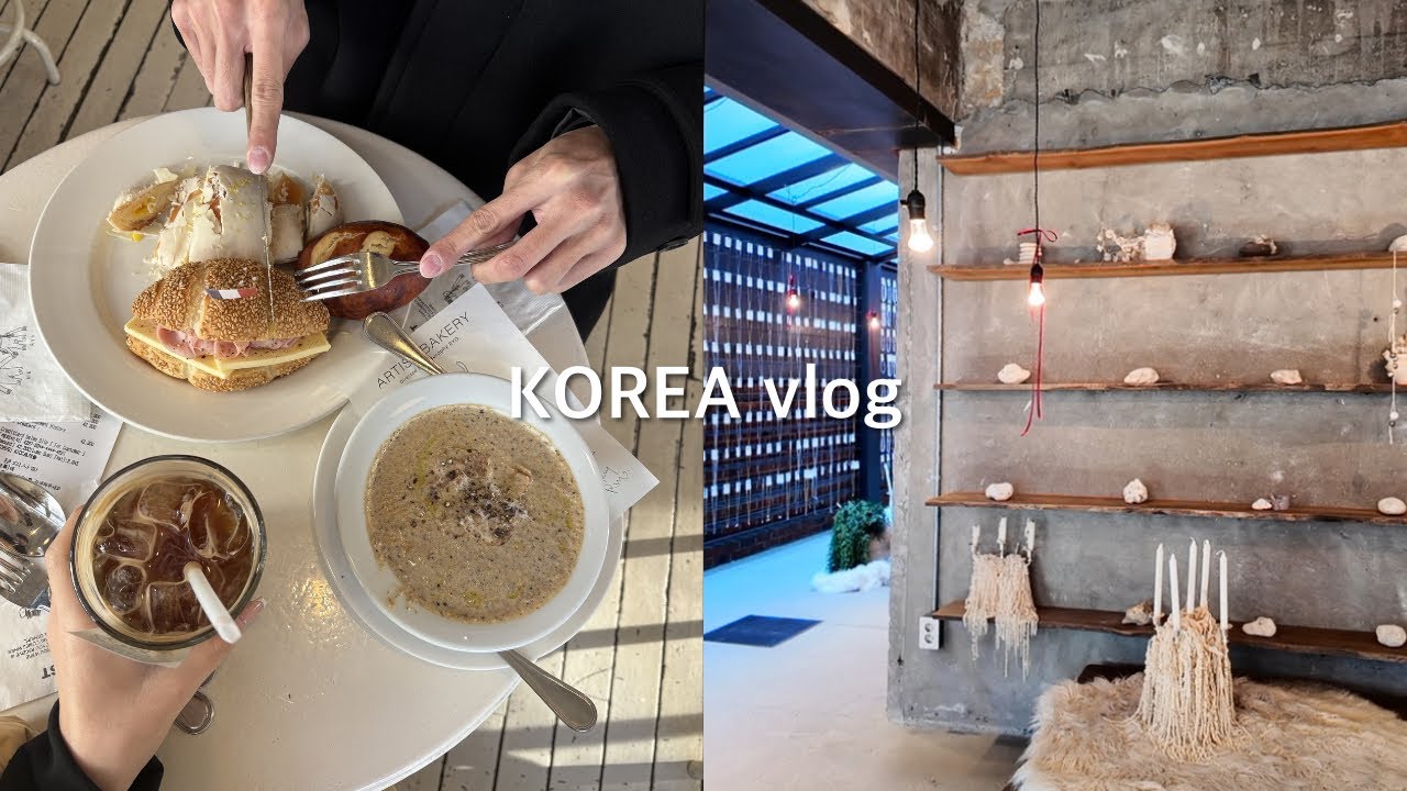 年始の韓国でカフェ巡りと買い物 l 韓国旅行3泊4日❄️後半