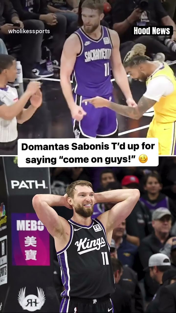 We gotta fire the NBA refs #hoodnews #domantassabonis #sacramentokings #FireTheRefs #nba #basketball