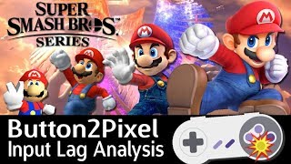Entire Smash Series Input Lag Analysis (sans Ultimate) Button2Pixel