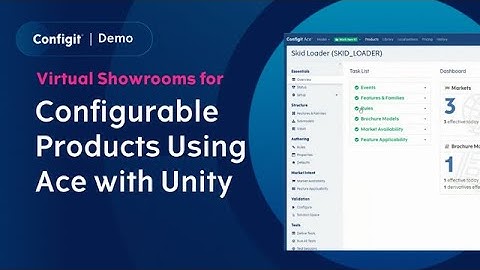 Demo | Virtual Showrooms for Configurable Products Using Ace with Unity