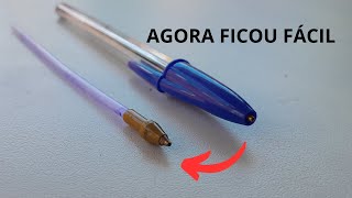 COMO PREPARAR CANETA BIC PARA FAZER PISTOLA DE PINTURA CASEIRA, RETIRAR TINTA E ESFERA, TUTORIAL ! by Projetos caseiro André penteado 777 7,261 views 5 months ago 4 minutes, 30 seconds