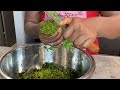 How to cut potatoes greens