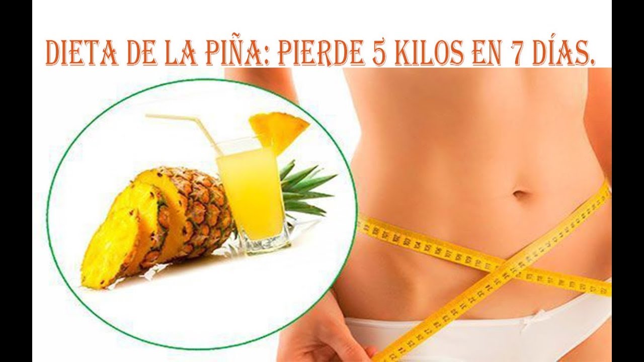 Dieta de la piña en su jugo en lata