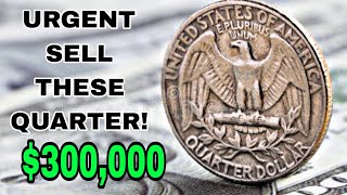 TOP 8 MOST VALUABLE WASHINGTON QUARTER DOLLAR RARE QUARTER DOLLAR COINS WORTH MONEY!