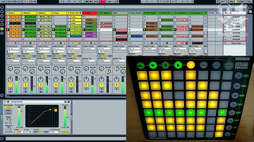Novation Launchpad - Testing out "Session Mode"
