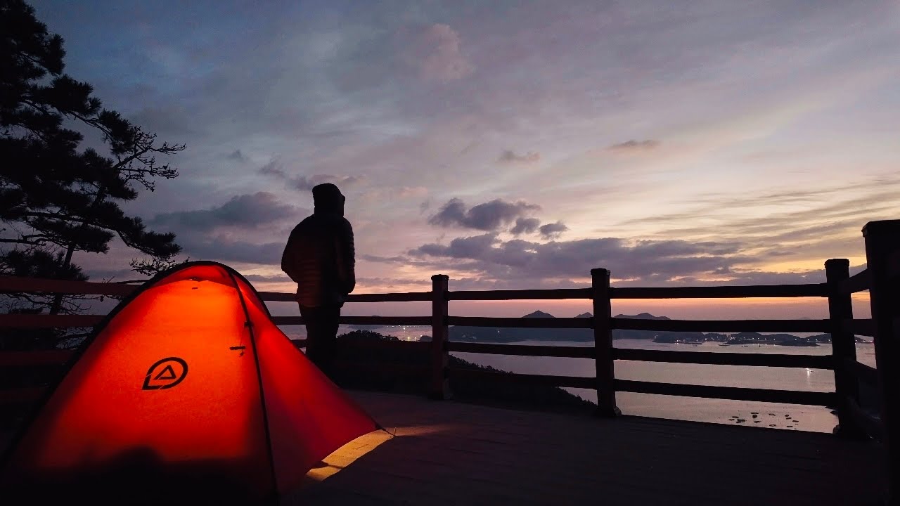 바다가 보이는 전망대에서 하룻밤 / 선유도 대봉 백패킹