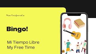 My free time Bingo Game | Spanish Language