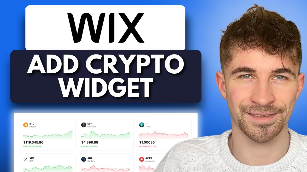 How to Add a Crypto Widget to Wix (2025)