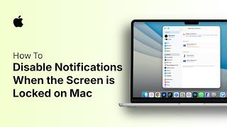 How to Disable Notifications When the Screen is Locked on Mac