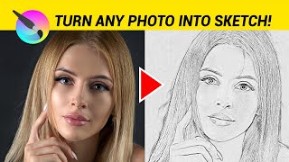 How to Quickly Turn Any Photo or Image into a Drawing Sketch in Krita - Tutorial