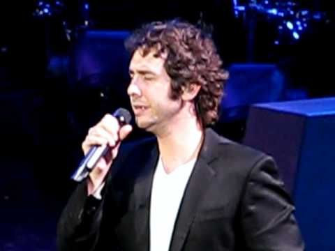 Josh Groban singing Alejate at Prudential Center N...