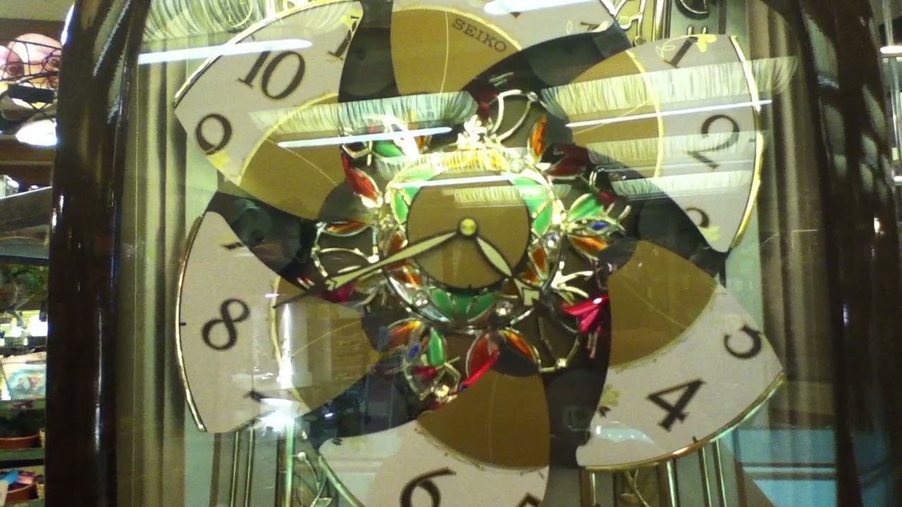 Seiko QXM275BRH Dancing Fairies Melodies in Motion Clock - YouTube