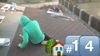 #14. Монтаж битумной черепицы shingles Ruflex своими руками. Гибкая кровля. Каркасный дом #14. Монтаж битумной черепицы shingles Ruflex своими руками. Гибкая кровля. Каркасный дом