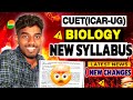 cuet icar ug biology syllabus 2025 new released 🤯 इतना बदलाव
