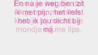 Video thumbnail of "Nino ft Makka & Priester - Nu je weg bent Lyrics"