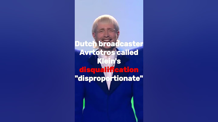 Waarom werd Joost Klein gediskwalificeerd?