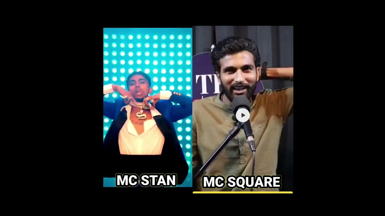 MC STAN VS MC SQUARE MOST POPULAR SONG #mcstan #mcsquare #shorts #rapper