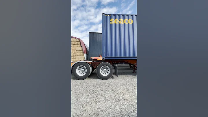 NONSTOP hauling hay! #trucking #exporting #hay #truckdriver #shipping #straw #agriculture #farming