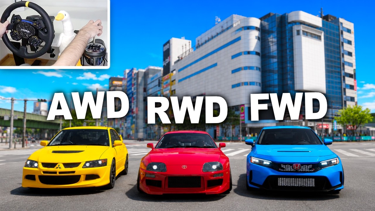 AWD vs RWD vs FWD - Forza Horizon 6