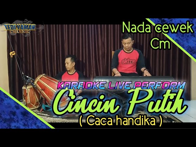 Cicin putih karaoke - Caca handika - nada cewek Cm class=