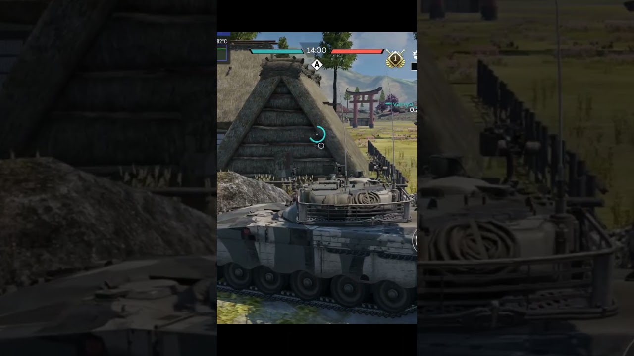 War Thunder Mobile - A Pancake IT-1 & M60 MBT Vs Sneaky Well Hidden Merkava Mk.1 Premium Tank