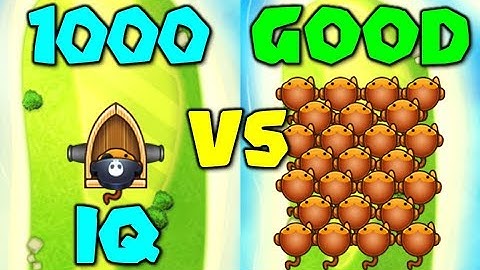 1000 IQ HACKER VS 100+ HACKED 0-0 DART MONKEYS! :: Bloons TD Battles