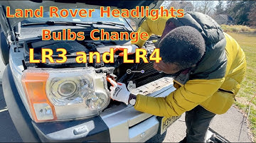 LR3 Headlight Bulbs Change