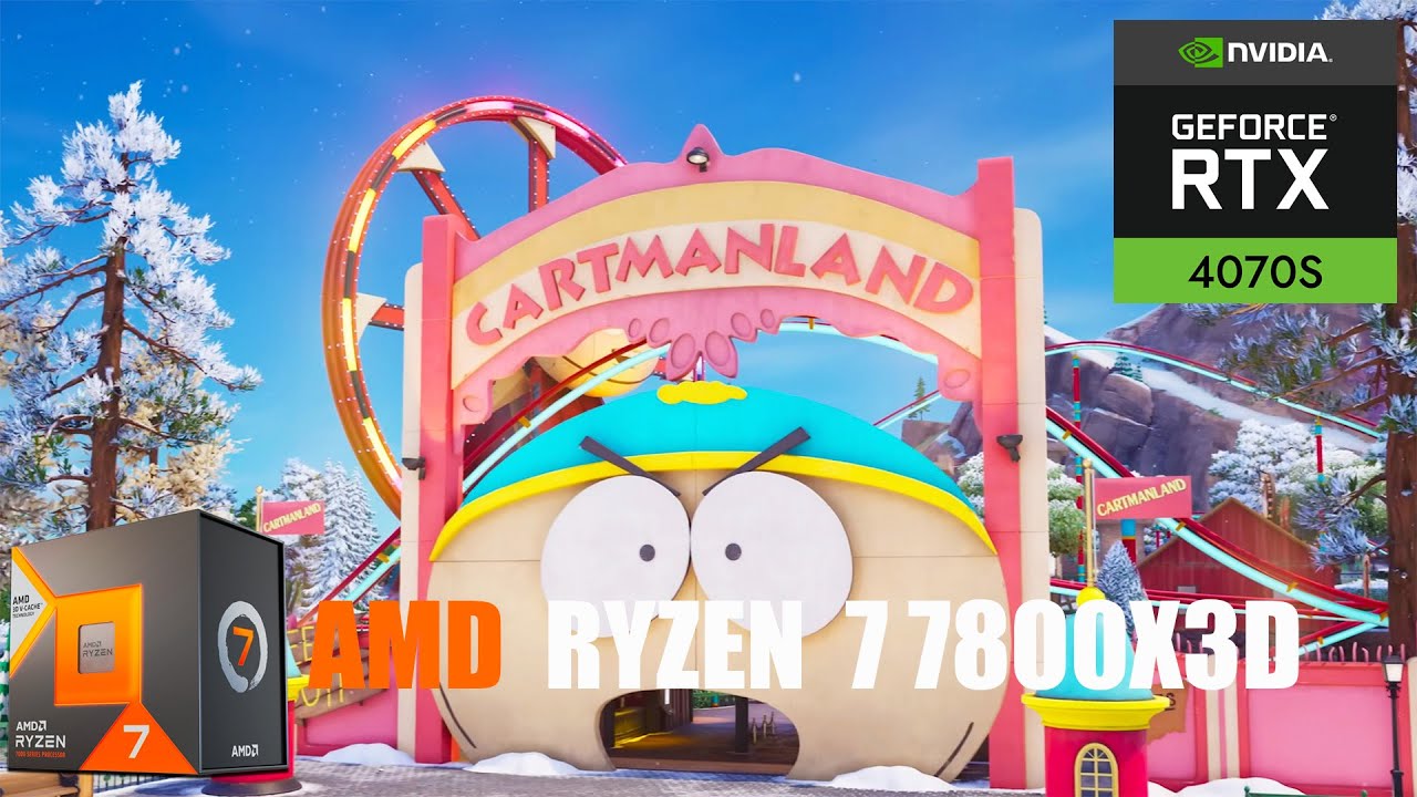 Ryzen 7 7800X3D & RTX 4070 SUPER | FORTNITE benchmark | competitive settings | 💻