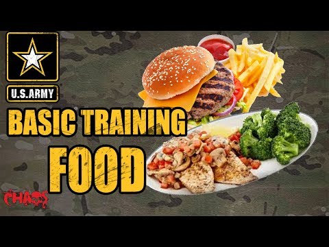 What kind of food do you eat in Army basic training