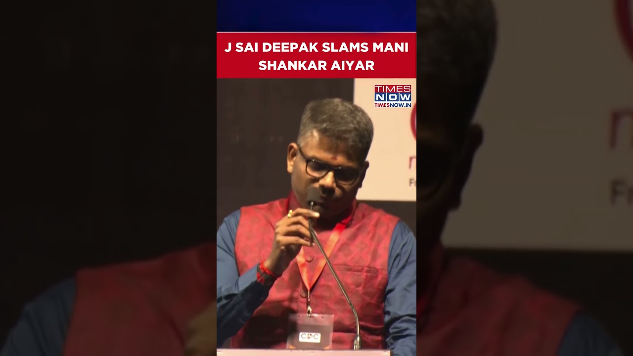 J Sai Deepak Slams Mani Shankar Aiyar Over Remarks On Hindutva | Watch 