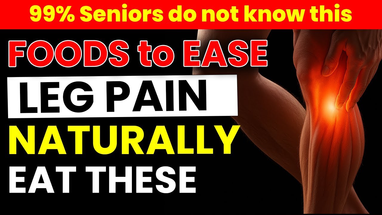 Seniors, Eat these FOODS to REMOVE LEG PAIN and SWELLING NATURALLY