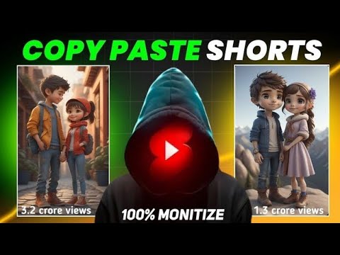 No Face & No Voice, Make a viral copy paste shorts channel | Make ...