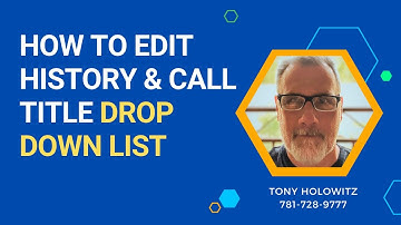 How to Edit ACT-CRM History List Fast in Act Premium Cloud!