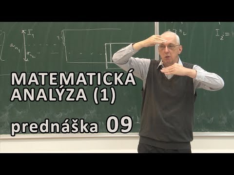 Náhľad videa: Matematická Analýza 1 - Limita postupnosti | Prednáška 9