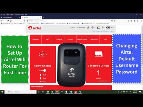 How to set up Airtel Wifi Router Device Password