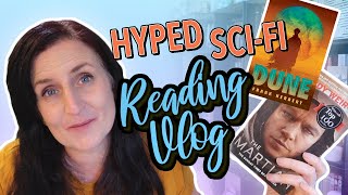 Hyped Sci-Fi Reading Vlog