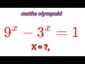 Solve Exponential Equations Easily | Maths Olympiad Question Explained