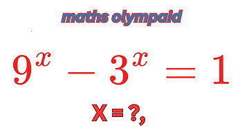 Solve Exponential Equations Easily | Maths Olympiad Question Explained