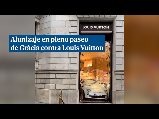 Robo con alunizaje en la tienda Louis Vuitton del centro de